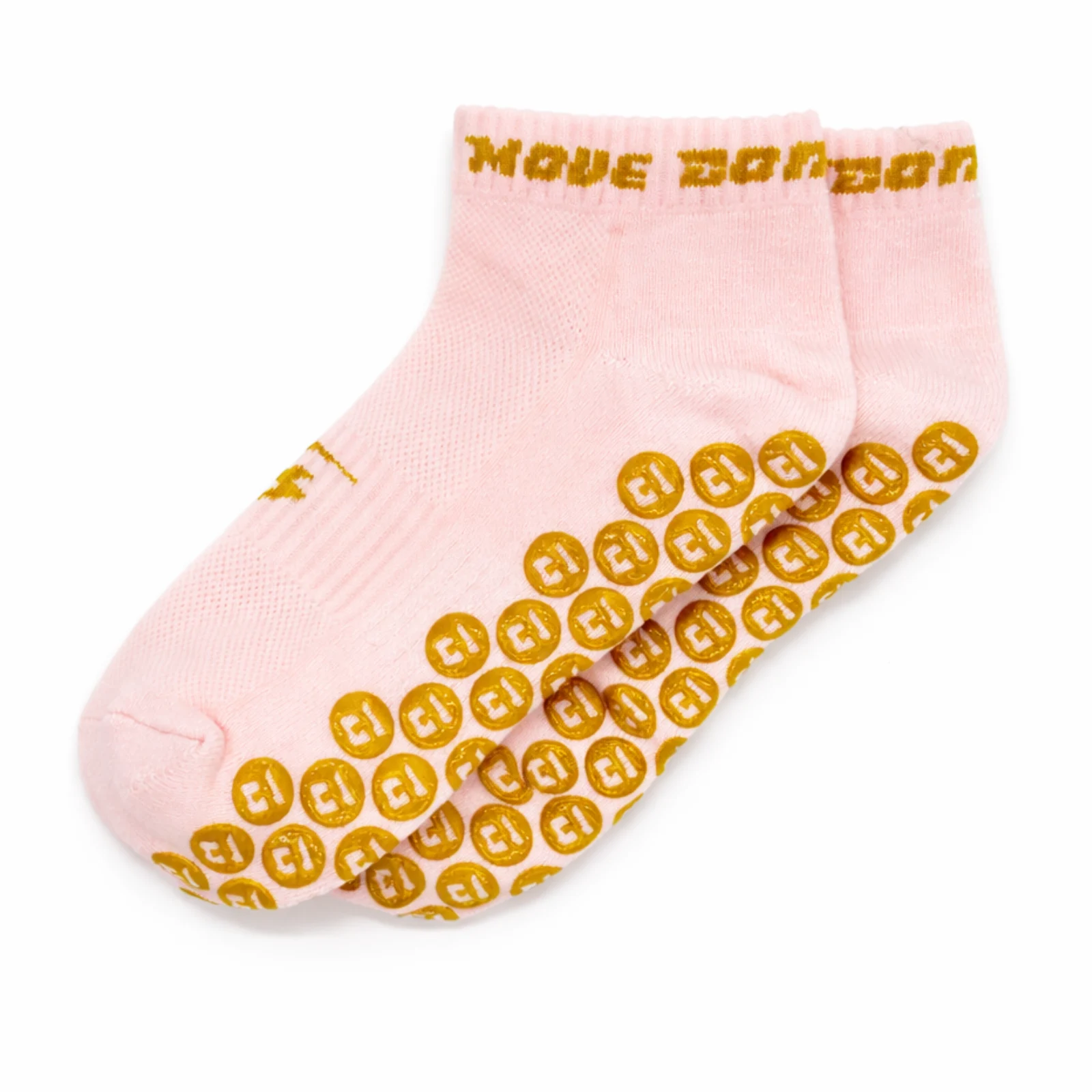 GXOX Gripsokken kort roze flat