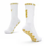 Chaussettes de traction GXOX mi-longues blanches Hero