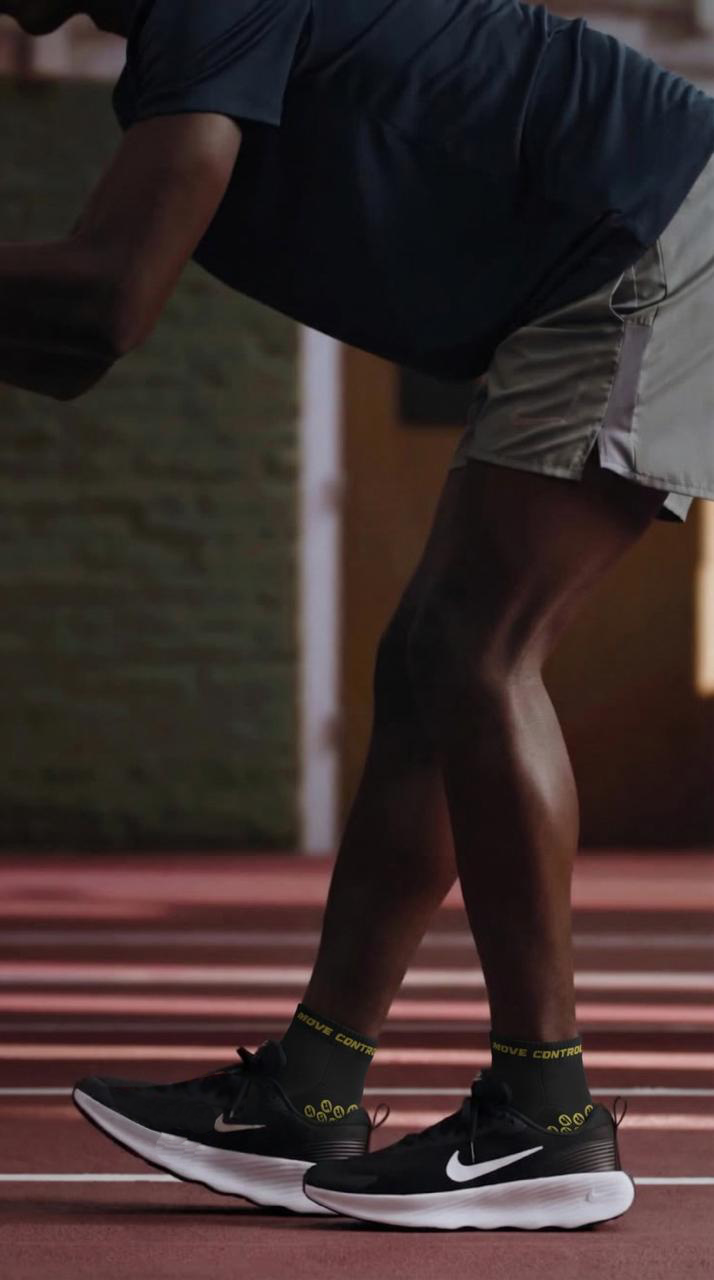 GXOX gripsok laag zwart