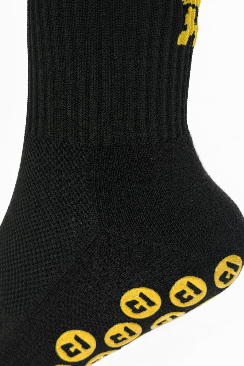 gripsok halflang zwart zoom