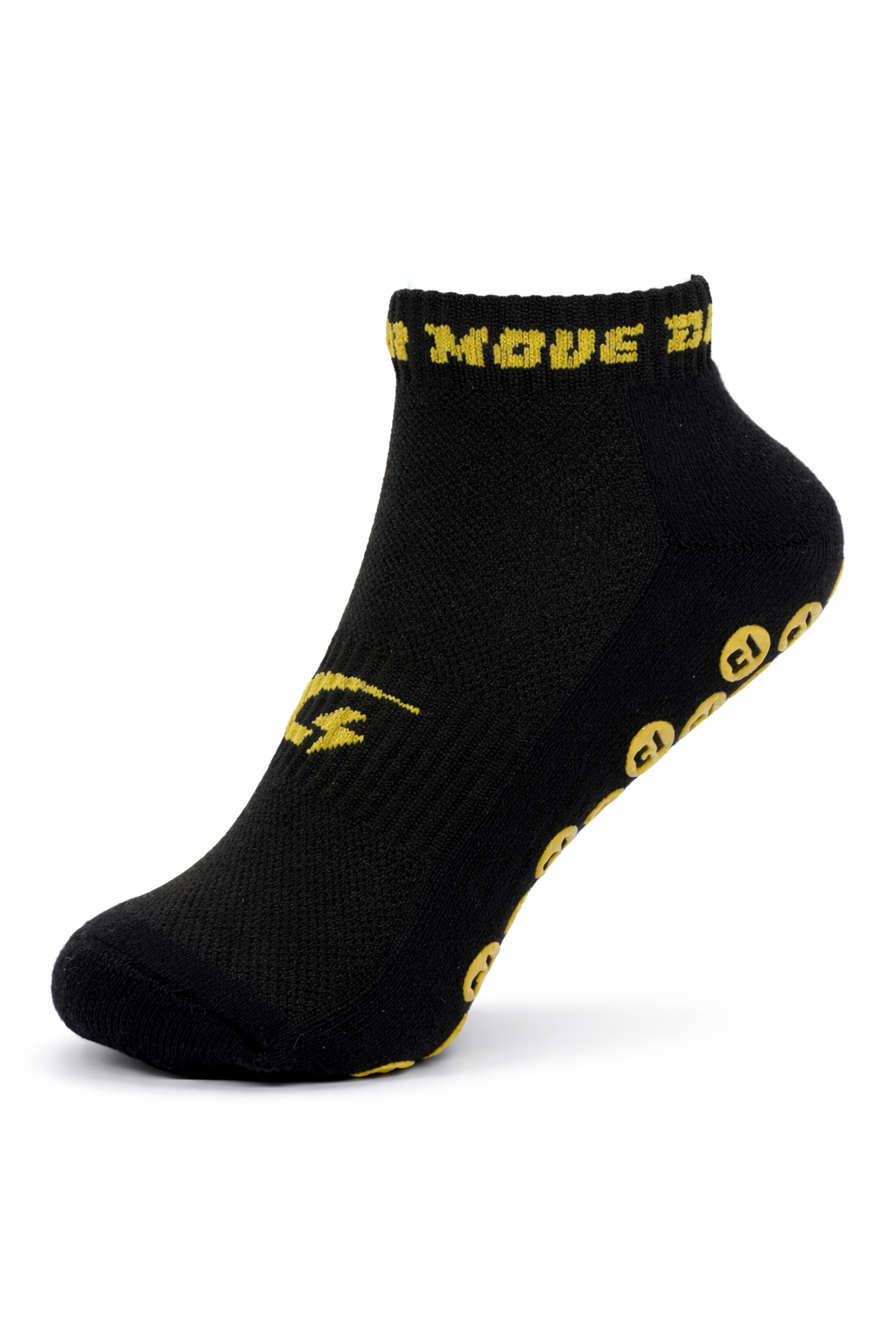 gripsok kort zwart voor