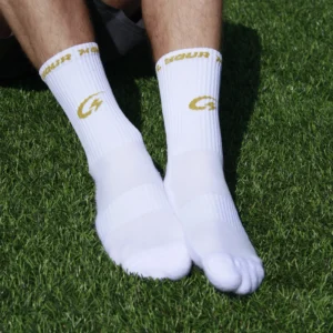 gripsok wit halflang GXOX