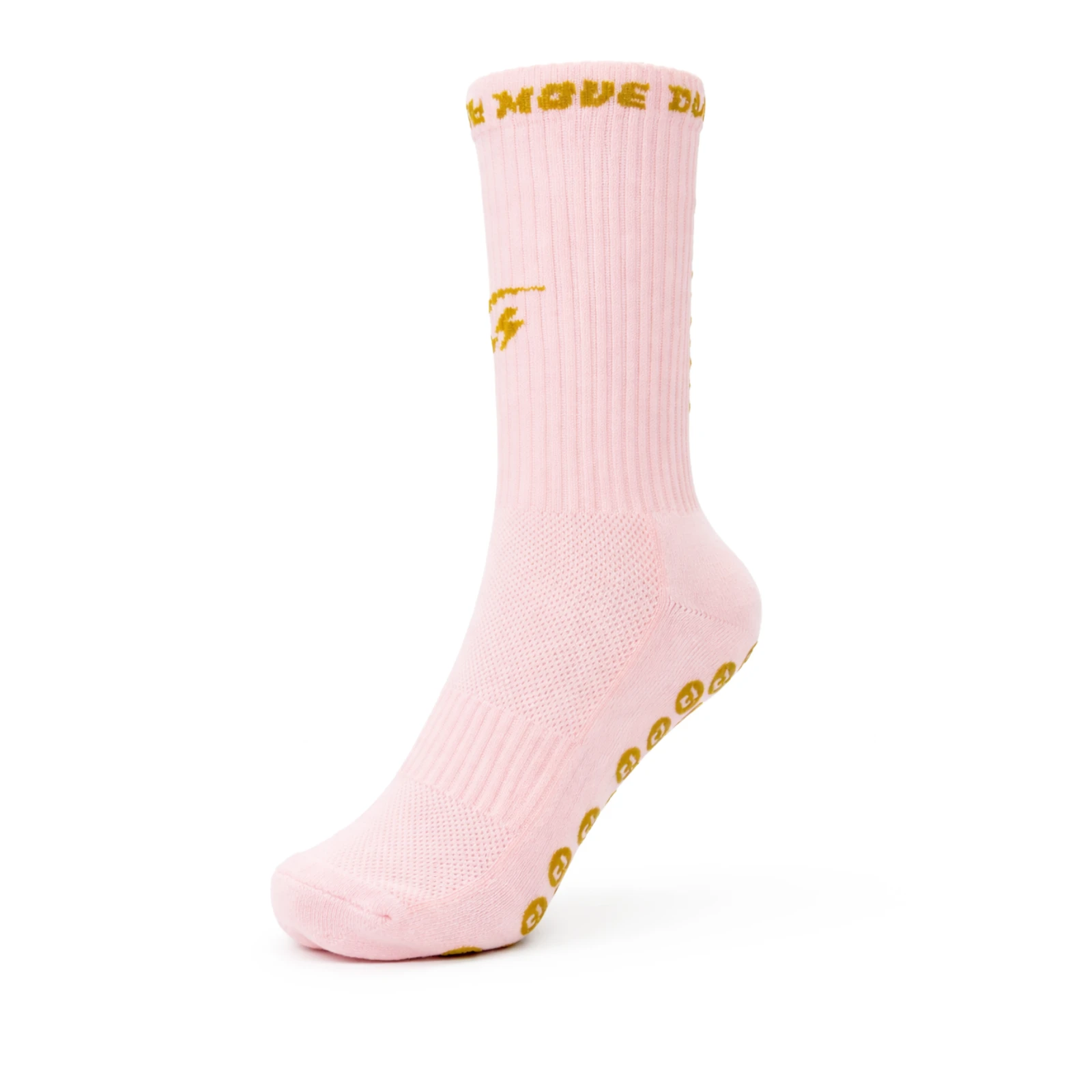 gxox gripsokken halflang roze front