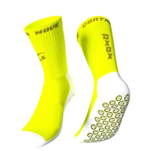 GXOX Gripsokken halflang geel