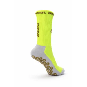Chaussettes antidérapantes GXOX mi-longues, dos jaune