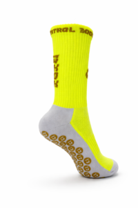 gripsok halflang geel achter